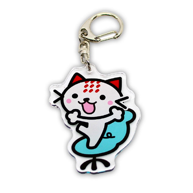 オリジナル型アクリルキーホルダー製作事例