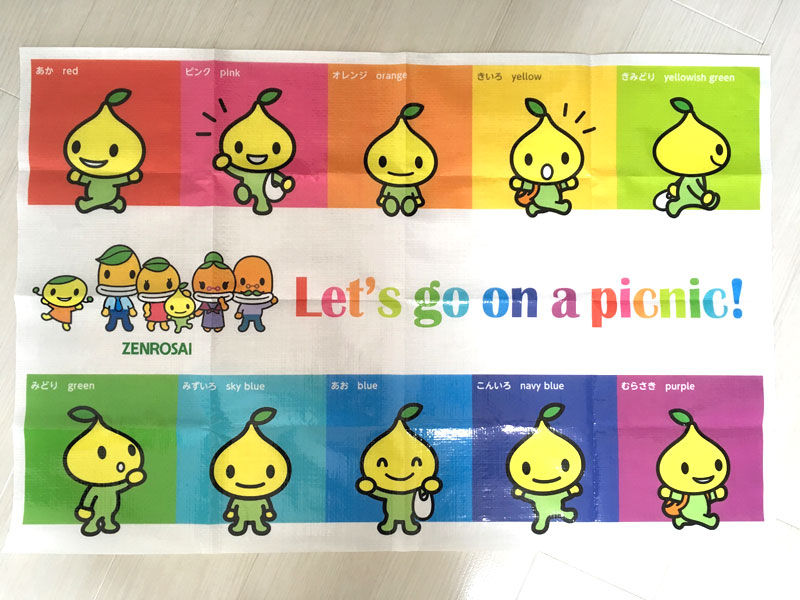 オリジナルレジャーシート製作事例